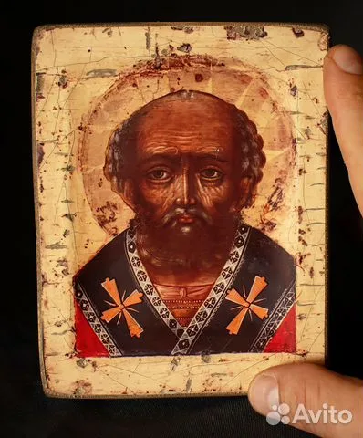 Св. Николай Чудотворец. Икона. 15*13 — оригинальный подарок