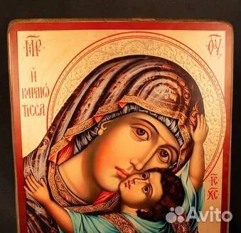 Икона Богоматери Сладкое лобзание — красивый подарок