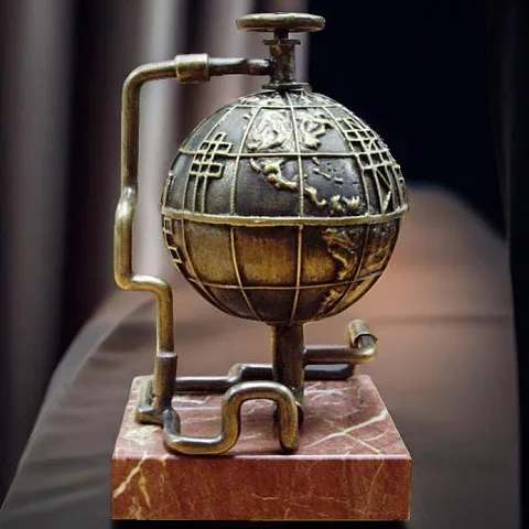 Подарочная бронзовая статуэтка «Планета Газ» большая