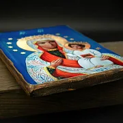 Икона " Богородица Васьковская (Ельская)" — оригинальный подарок — фотография 2