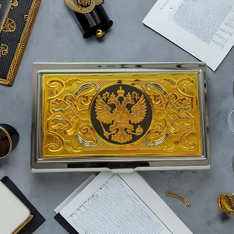 Подарочная визитница «Герб РФ» №8