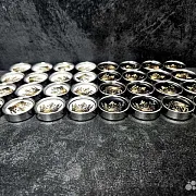 Комплект стальных фишек для нард «Золотая корона» — оригинальный подарок — фотография 11