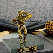 Бронзовая статуэтка «Знак зодиака Скорпион» — оригинальный подарок — фотография 1