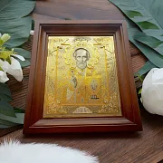 Икона Николая Чудотворца № 2. Златоуст — необычный подарок — фотография 1