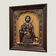 Икона резная Святой Виктор — красивый подарок — фотография 3