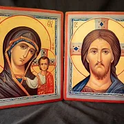 Иконы деревянные. "Венчальная Пара" — необычный подарок — фотография 1