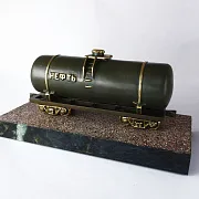 Бронзовая фигурка «Цистерна» — оригинальный подарок — фотография 2