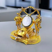 Часы «Самолёты» из бронзы — необычный подарок — фотография 1
