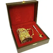Подарочный подстаканник для чая «55 лет» — фотография 4