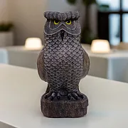 Скульптура «Филин» из кальцита — оригинальный подарок — фотография 1