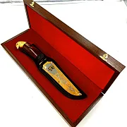 На память: Дамасский нож «Элитный» №1 — фотография 3