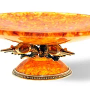 Блюдо из янтаря в подарок — фотография 2