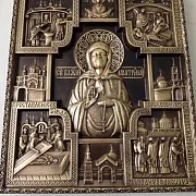 Резная Икона Святая Матрона Московская — оригинальный подарок — фотография 3