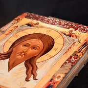 Икона Спас Нерукотворный («Спас Мокрая Брада») — красивый подарок — фотография 7