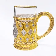 На память: Подстаканник для чая «Волк» из бронзы — фотография 5