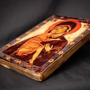 Икона деревянная «Богоматерь Умиление (Белозерская — оригинальный подарок — фотография 5