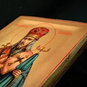 На память: Икона Иоасафа Белгородского. Ручная работа — фотография 5