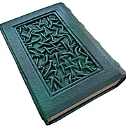 Коран с гравюрой — книга в кожаном переплёте — необычный подарок — фотография 3
