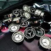 Комплект стальных фишек для нард «Mercedes» — оригинальный подарок — фотография 2