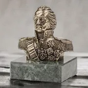 Бюст «Кутузов М.И.» со змеевиком — оригинальный подарок — фотография 1