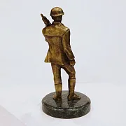 Бронзовая композиция «Шахтёр», 0,4 кг — красивый подарок — фотография 2