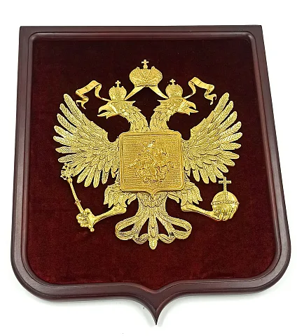 Панно «Герб России» с геральдической рамкой — оригинальный подарок