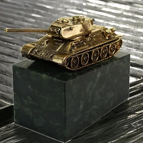 Подарочная статуэтка «Танк», 50×120×93 мм