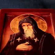 Икона "Свт, Преподобный Серафим Вырицкий" — необычный подарок — фотография 6