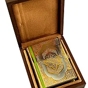 Коран № 3 — книга в кожаном переплёте — красивый подарок — фотография 2