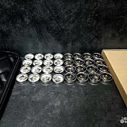 Комплект стальных фишек для нард «Золотая корона» — оригинальный подарок — фотография 10