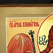 Икона с ковчегом "Ангел Хранитель" — необычный подарок — фотография 3