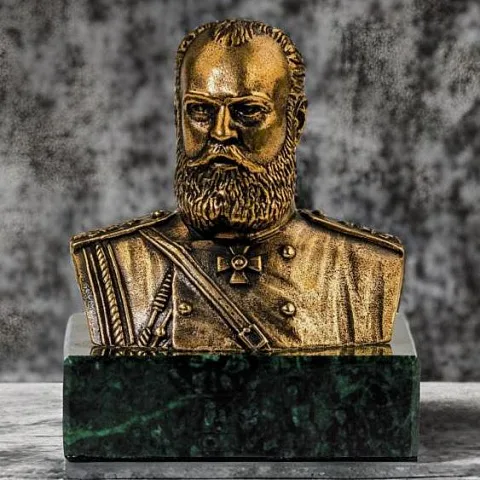 Подарочный бронзовый бюст «Александр III»