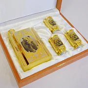 Набор с флягой и рюмками. Златоуст — красивый подарок — фотография 3