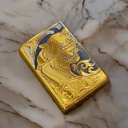 На память: Зажигалка Zippo с гравировкой "Пантера" №2 — фотография 1