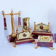 Письменный набор "Яшмовый". Златоуст — оригинальный подарок — фотография 2