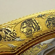 Складной нож «Tiger» из Златоуста — красивый подарок — фотография 5