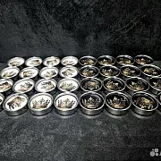 Комплект стальных фишек для нард «Золотая корона» — оригинальный подарок — фотография 6