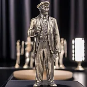 В подарок: Статуэтка «В.И. Ленин» из бронзы, 155×60×20 мм — фотография 1